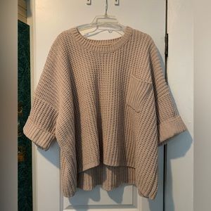 POL oversized sweater with short sleeves